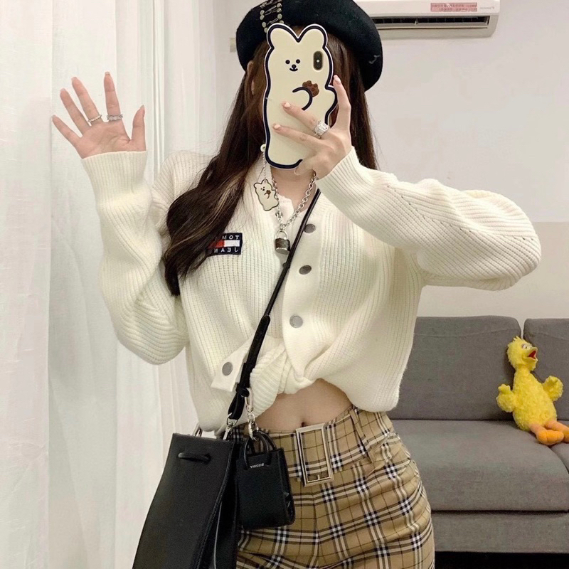 Áo cardigan Tommy Hilf hàng xuất dư