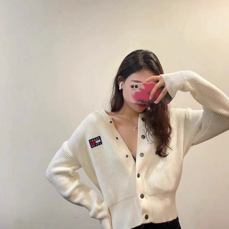 Áo cardigan Tommy Hilf hàng xuất dư
