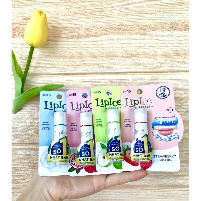Son dưỡng không màu lip ice, Lipice Pure