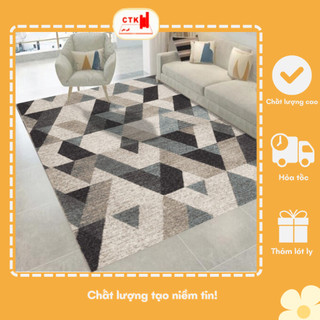Thảm trải sàn phòng khách, thảm trải sàn phòng ngủ trang trí cao cấp 230x 160cm, 160x 120cm