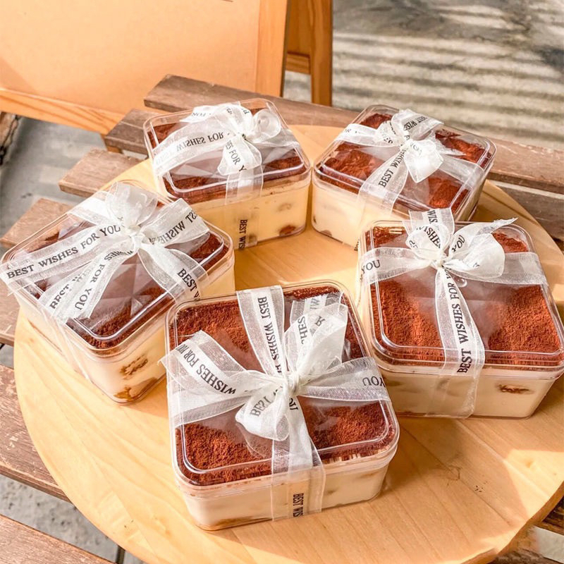 Set 5 Hộp đựng Mousse , Tiramisu, Pana mã 9560