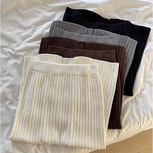 🌿 Chân váy len form dài ôm xẻ sau ulzzang 🔥