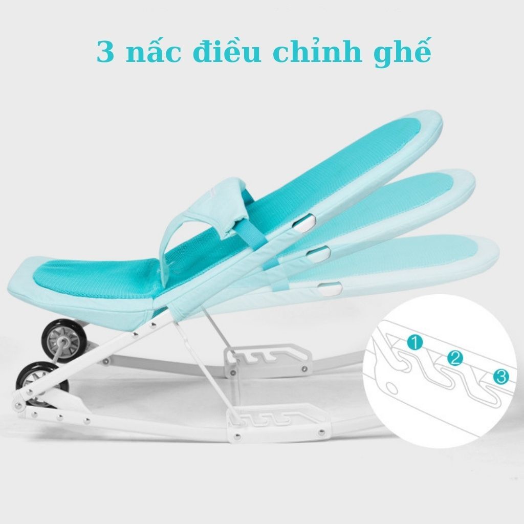 Ghế rung nhún bập bênh 3 nấc điều chỉnh AUTORU F1 cho bé