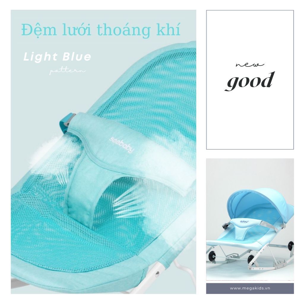 Ghế rung nhún bập bênh 3 nấc điều chỉnh AUTORU F1 cho bé