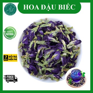 Trà hoa đậu biếc đẹp sấy khô nguyên bông 50g 100g 200gram - giúp đẹp da, giảm cân, ngủ ngon, c.hống oxy hóa