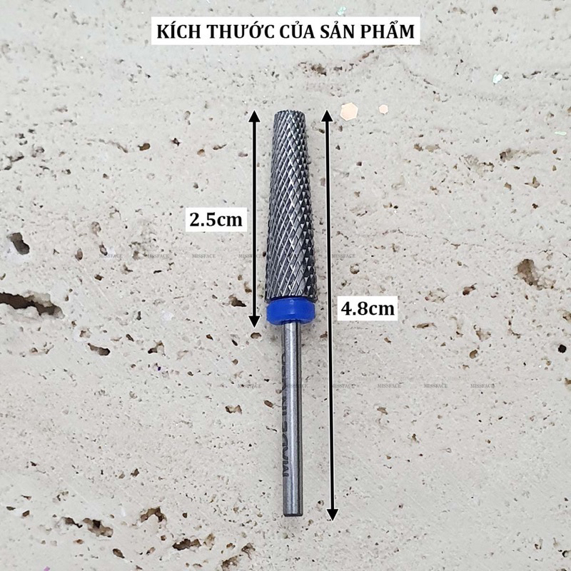 Đầu mài móng tay titan 5 in 1 dành cho mài form móng DÀI