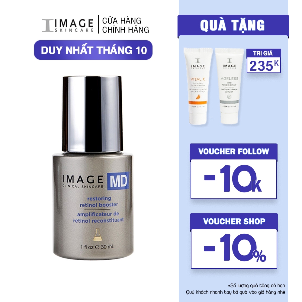 Tinh chất retinol trẻ hóa da, mờ sẹo thâm Image Skincare MD Restoring Retinol Booster 30ml (new)