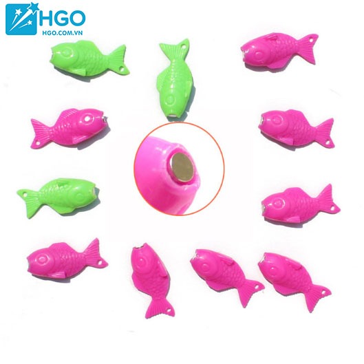 Nam châm câu cá nhựa cân, cá nhựa đồ chơi