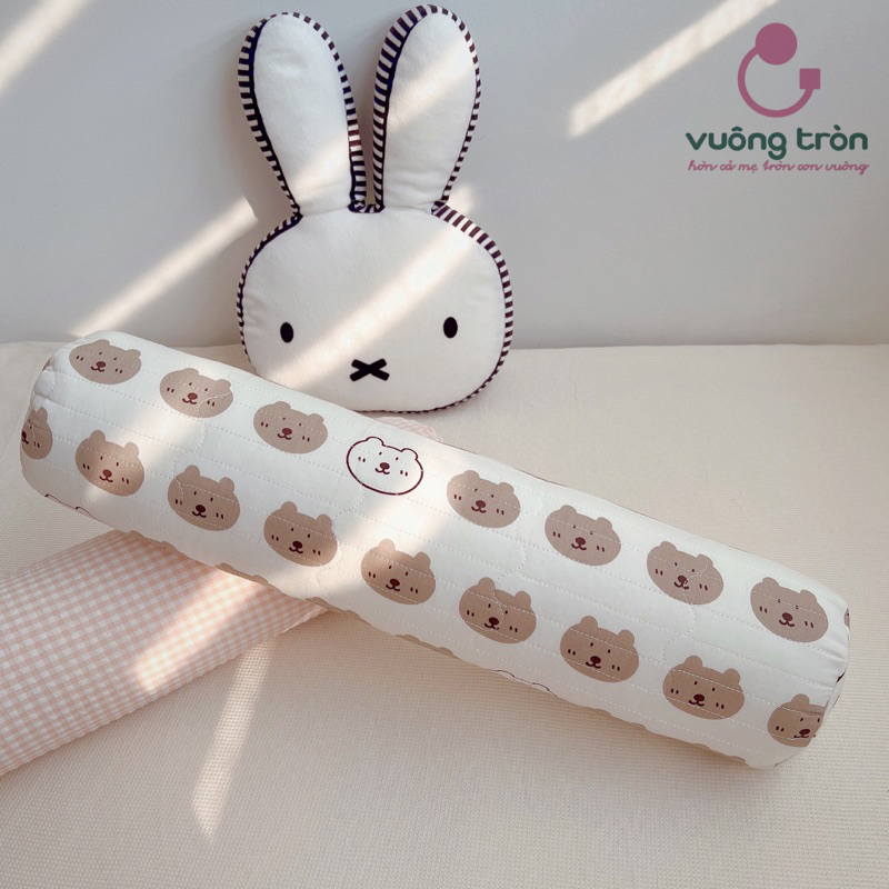 Gối ôm dài 50cm cho bé cao cấp Vuông Tròn