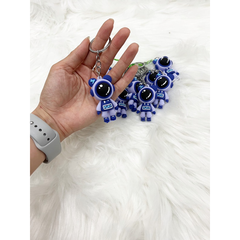 Móc Chìa Khóa Bằng PVC Mềm Họa Tiết Hoạt Hình Dễ Thương