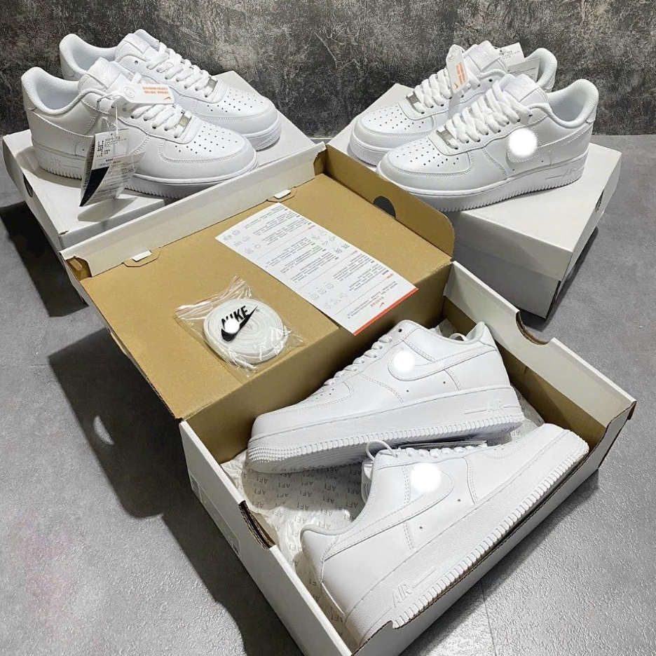 Giày AF1_Nike Air Force 1 All White full trắng bản cao cấp dành cho nam nữ