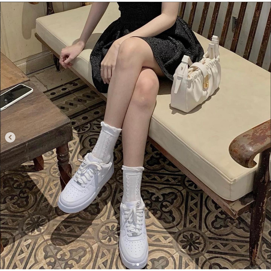 Giày AF1_Nike Air Force 1 All White full trắng bản cao cấp dành cho nam nữ