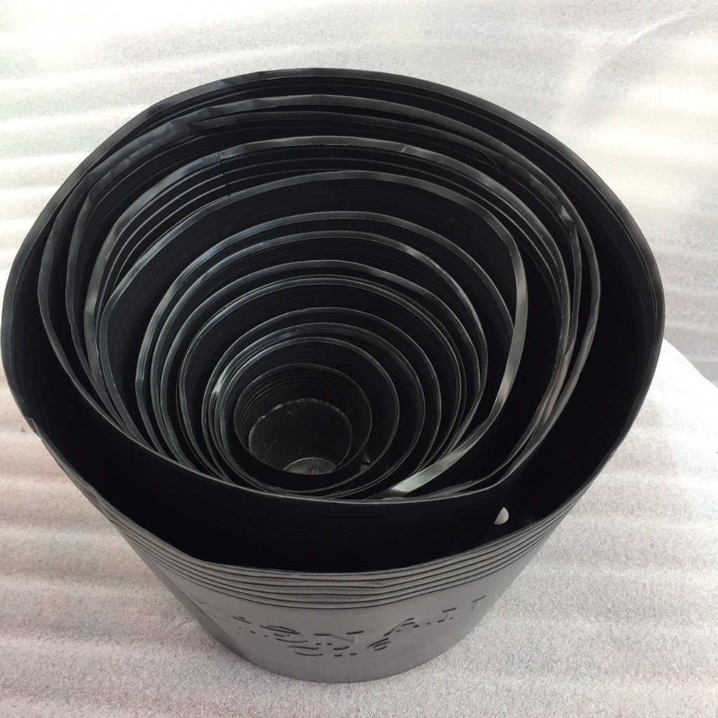 Chậu nhựa đen C16
