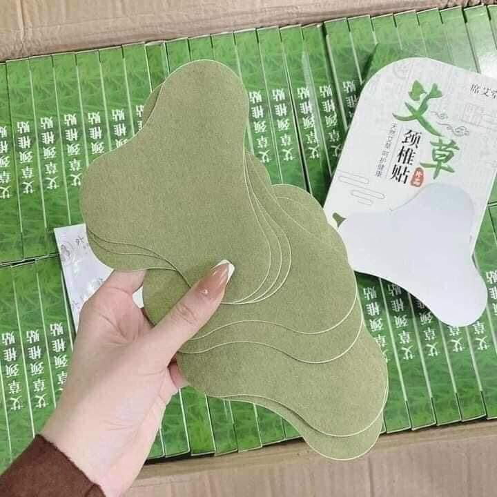 12 Miếng Dán Đau Cổ Vai Gáy Ngải Cứu - Chính Hãng