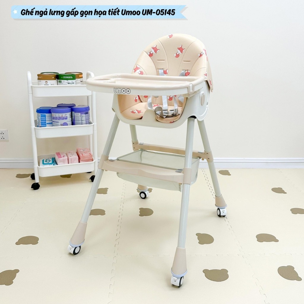 Ghế ăn dặm đa năng cho bé UMOO, banbuondososinh1