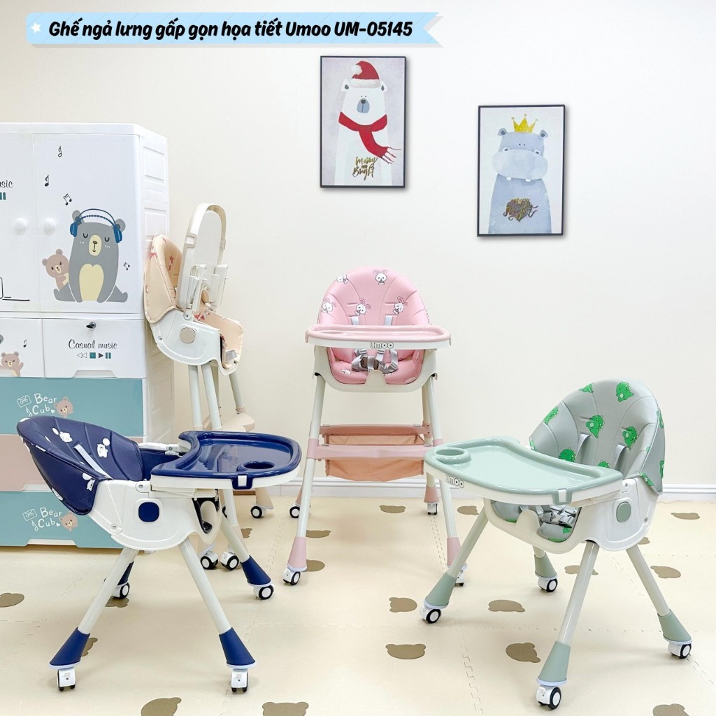 Ghế ăn dặm đa năng cho bé UMOO, banbuondososinh1