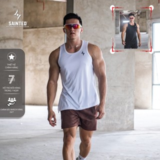 Áo ba lỗ chuẩn form tập gym nam LOGO Rolling Tank