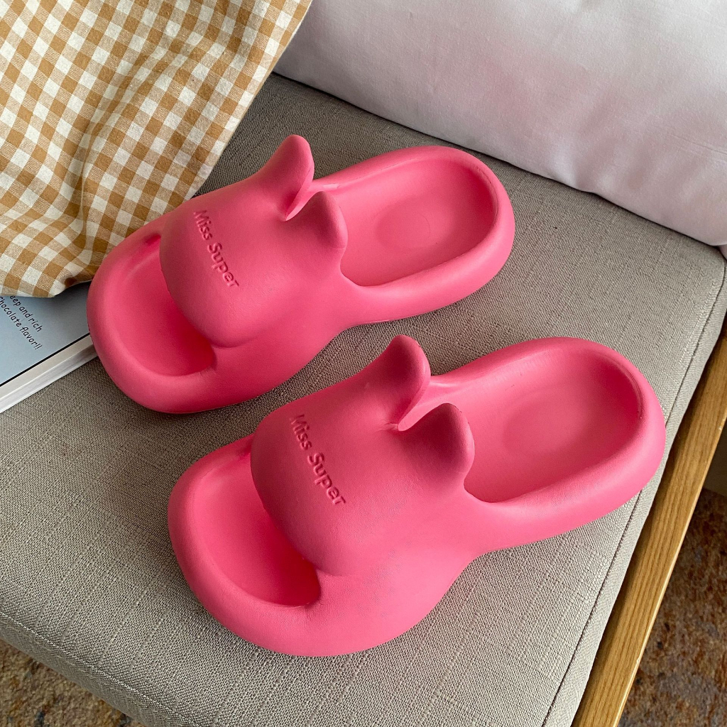 Dép quai ngang tai thỏ Charmfeet thời trang êm chân giá rẻ CH09