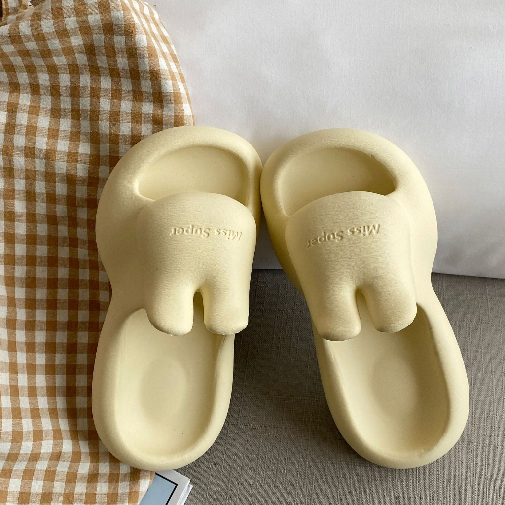 Dép quai ngang tai thỏ Charmfeet thời trang êm chân giá rẻ CH09