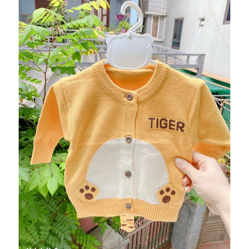 Áo khoác len, áo cadigan dày ấm cho bé sơ sinh