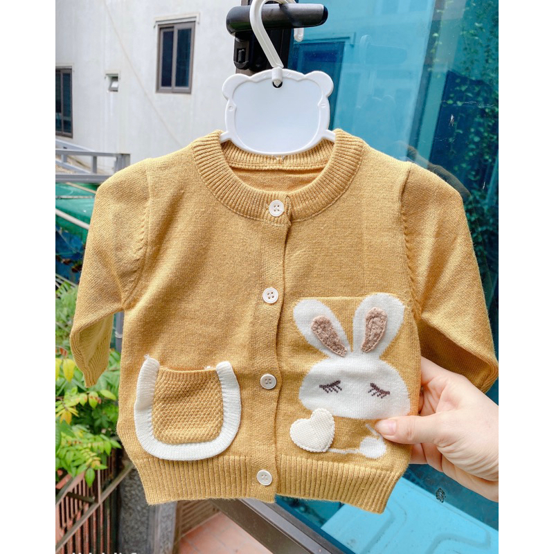 Áo khoác len, áo cadigan dày ấm cho bé sơ sinh