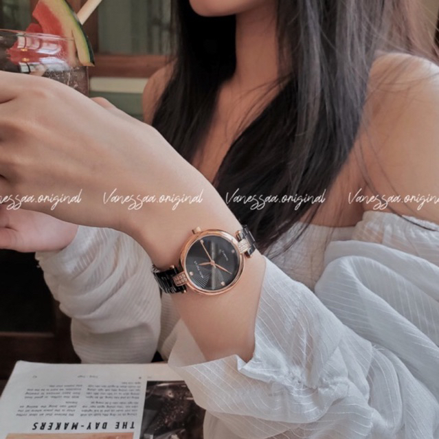 Đồng hồ nữ thạch anh chính hãng Mini Focus dây kim loại đi kèm với box + phụ kiện chính hãng