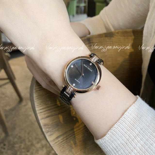 Đồng hồ nữ thạch anh chính hãng Mini Focus dây kim loại đi kèm với box + phụ kiện chính hãng