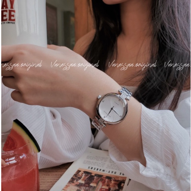 Đồng hồ nữ thạch anh chính hãng Mini Focus dây kim loại đi kèm với box + phụ kiện chính hãng