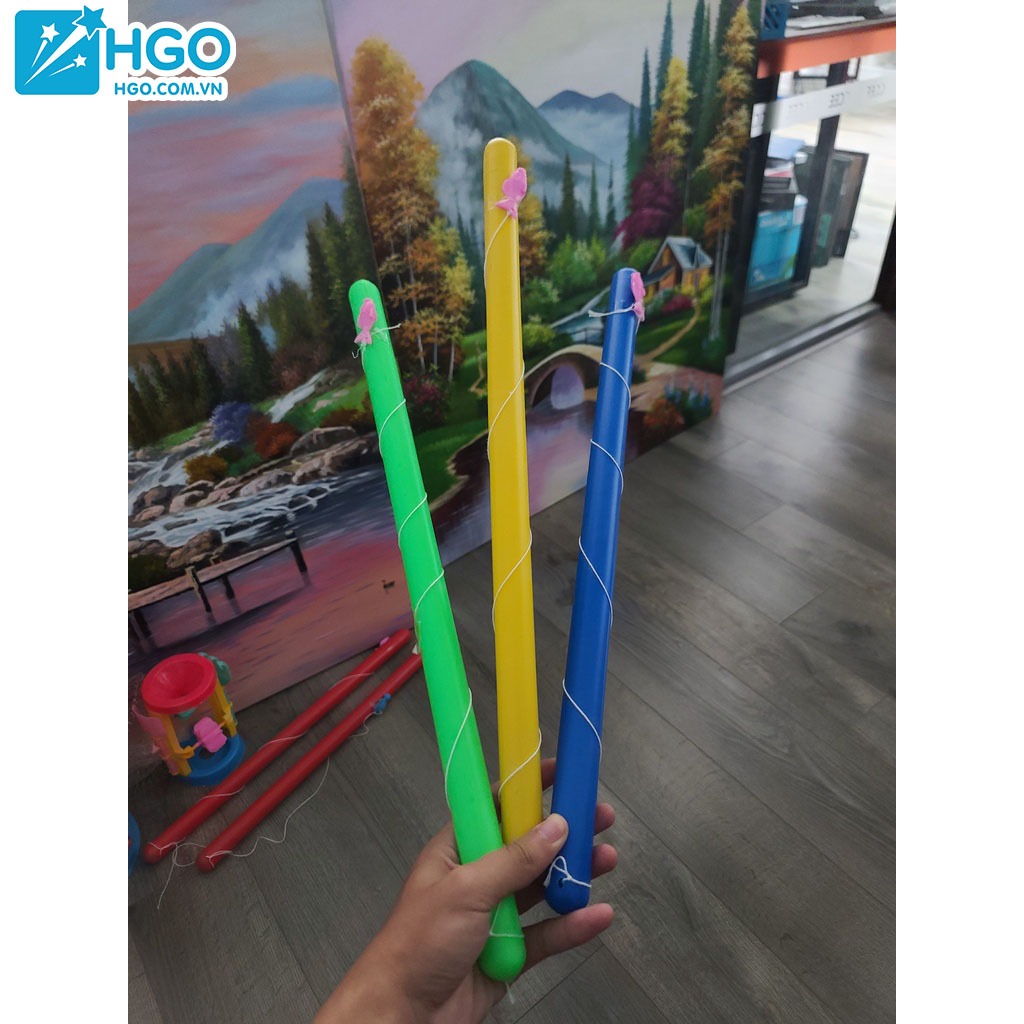 Cần câu cá nhựa 20k việt nam gắn nam châm cho trẻ em