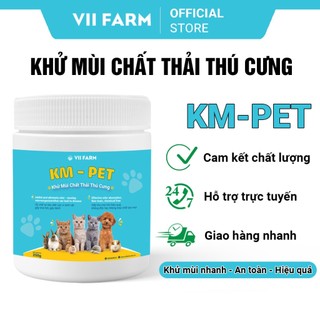 Bột Khử Mùi Chất Thải Thú Cưng KM-PET - Loại Bỏ Mùi Hôi Cát Mèo Nhanh Chóng, Hiệu Quả