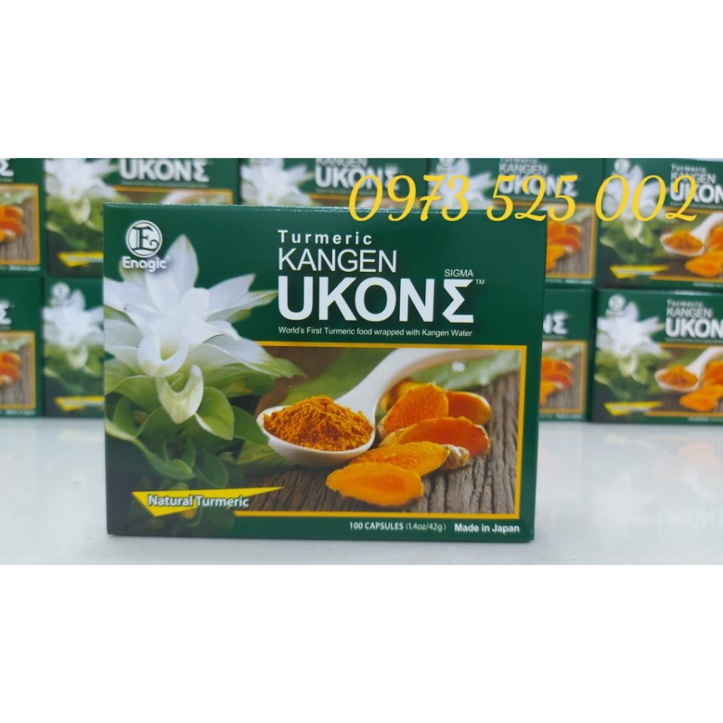 Viên uống tinh chất nghệ Kangen Ukon 100v/H