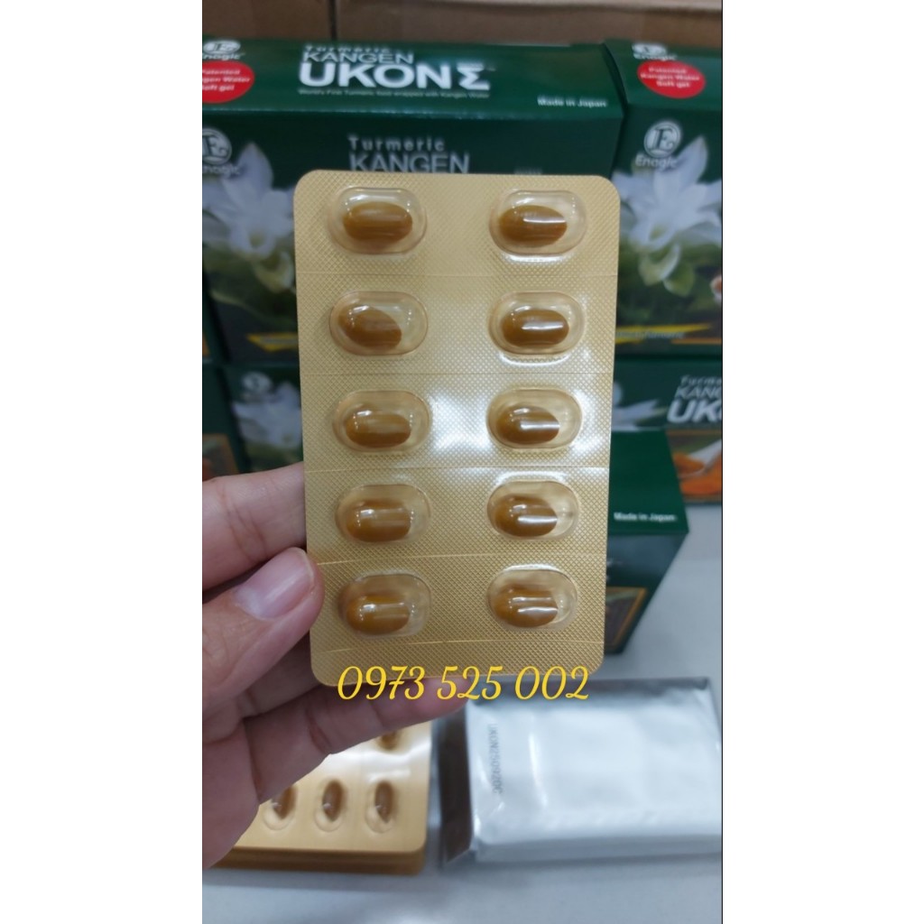 Viên uống tinh chất nghệ Kangen Ukon 100v/H