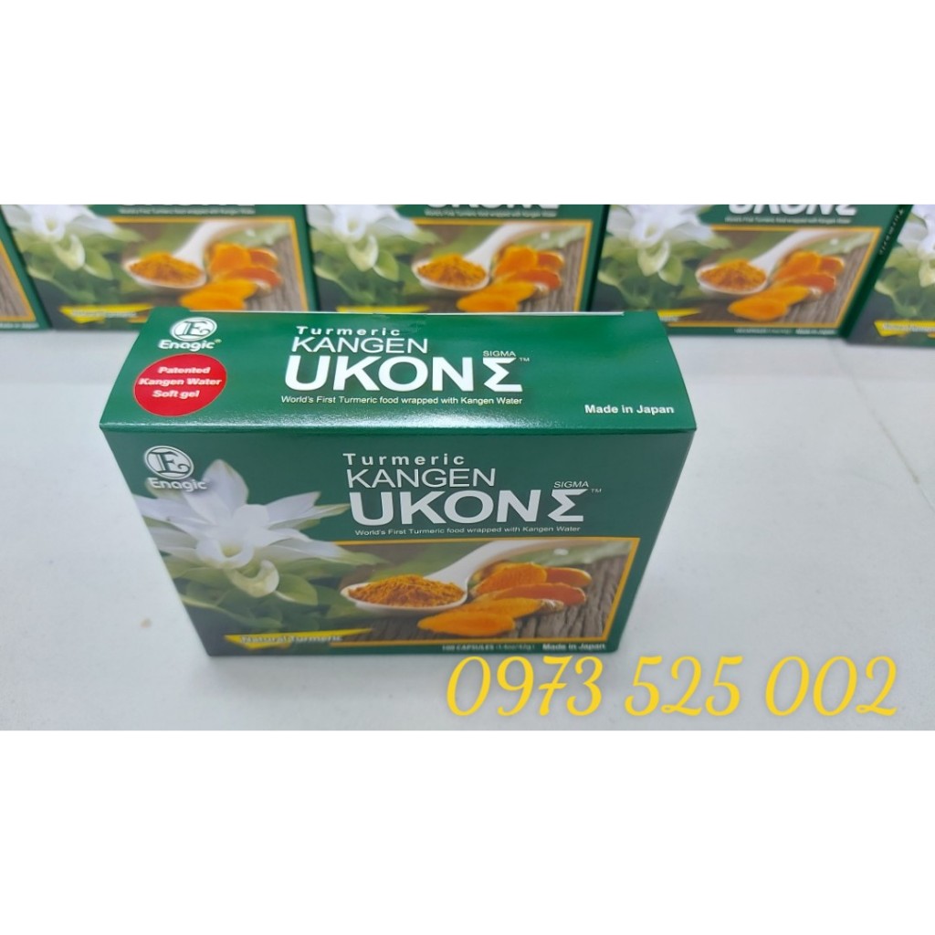 Viên uống tinh chất nghệ Kangen Ukon 100v/H