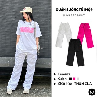 Quần Ống Suông Túi Hộp Cá Tính
