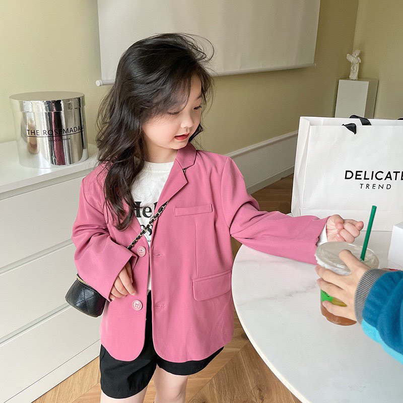 Áo khoác Blazer cho bé gái 12 đến 30kg