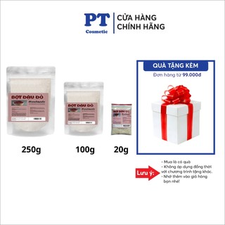 Bột đậu đỏ nguyên chất 100% handmade tắm trắng da, tẩy tế bào chết