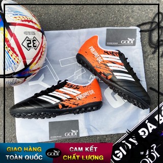 Size 35,36,37,38 đến size 44, Giày đá bóng đá banh rẻ đẹp nam nữ trẻ em bé, màu cam đen đủ số nhỏ 35 size 36 cở 37 số 38