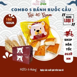 COMBO ăn thử 5 Bánh ruốc gấu đài loan 40Gr (Siêu Ngon)