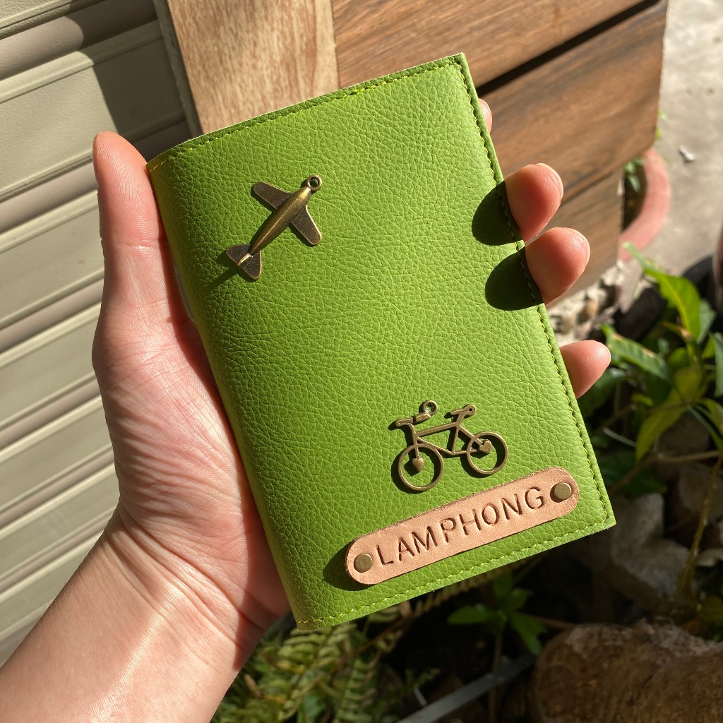 Bao đựng passport Xanh rêu