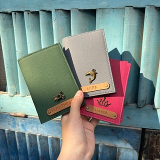 Bao đựng passport Xanh rêu