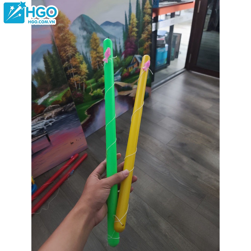 Cần câu cá nhựa 20k việt nam gắn nam châm cho trẻ em