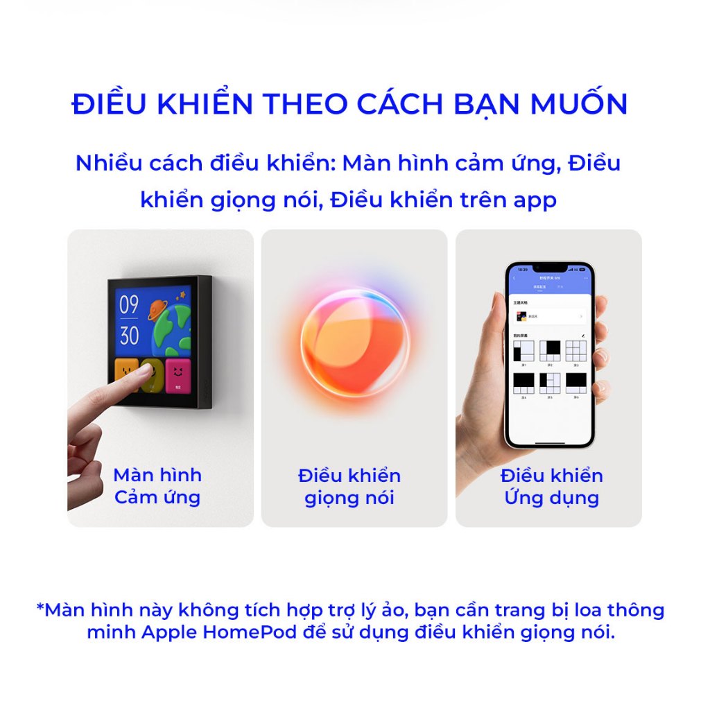 Màn hình thông minh Aqara Magic S1E bản Quốc Tế - Tuỳ biến nhiều màn hình, Tương thích Apple HomeKit, BH 12th