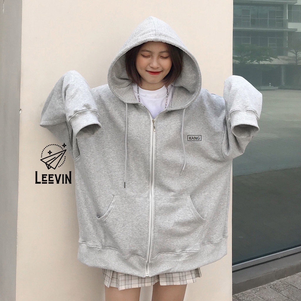 Áo khoác nỉ hoodie zip nỉ ngoai siêu dày mịn nam nữ mặc đều đẹp