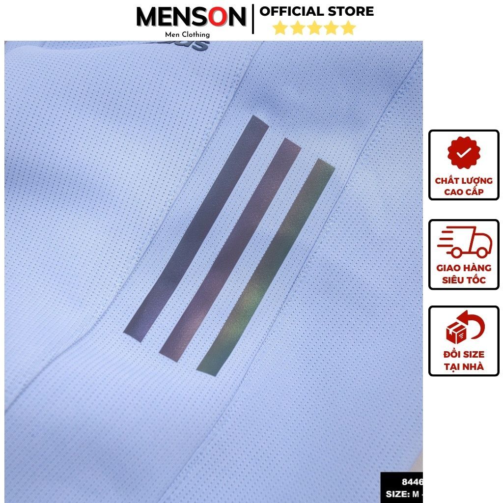 Bộ thể thao nam thu đông kéo khoá Adidas cao cấp dài tay Menson MD8446 Bộ đồ nam mùa đông dày dặn 2023 Hàng Hiệu