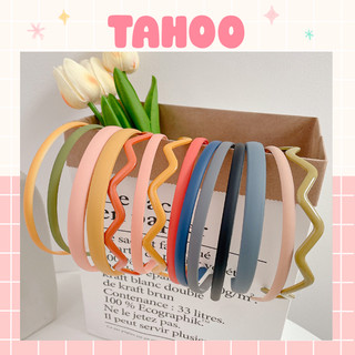Bờm/Băng Đô cài tóc trơn pastel nhám đơn giản dễ phối đồ