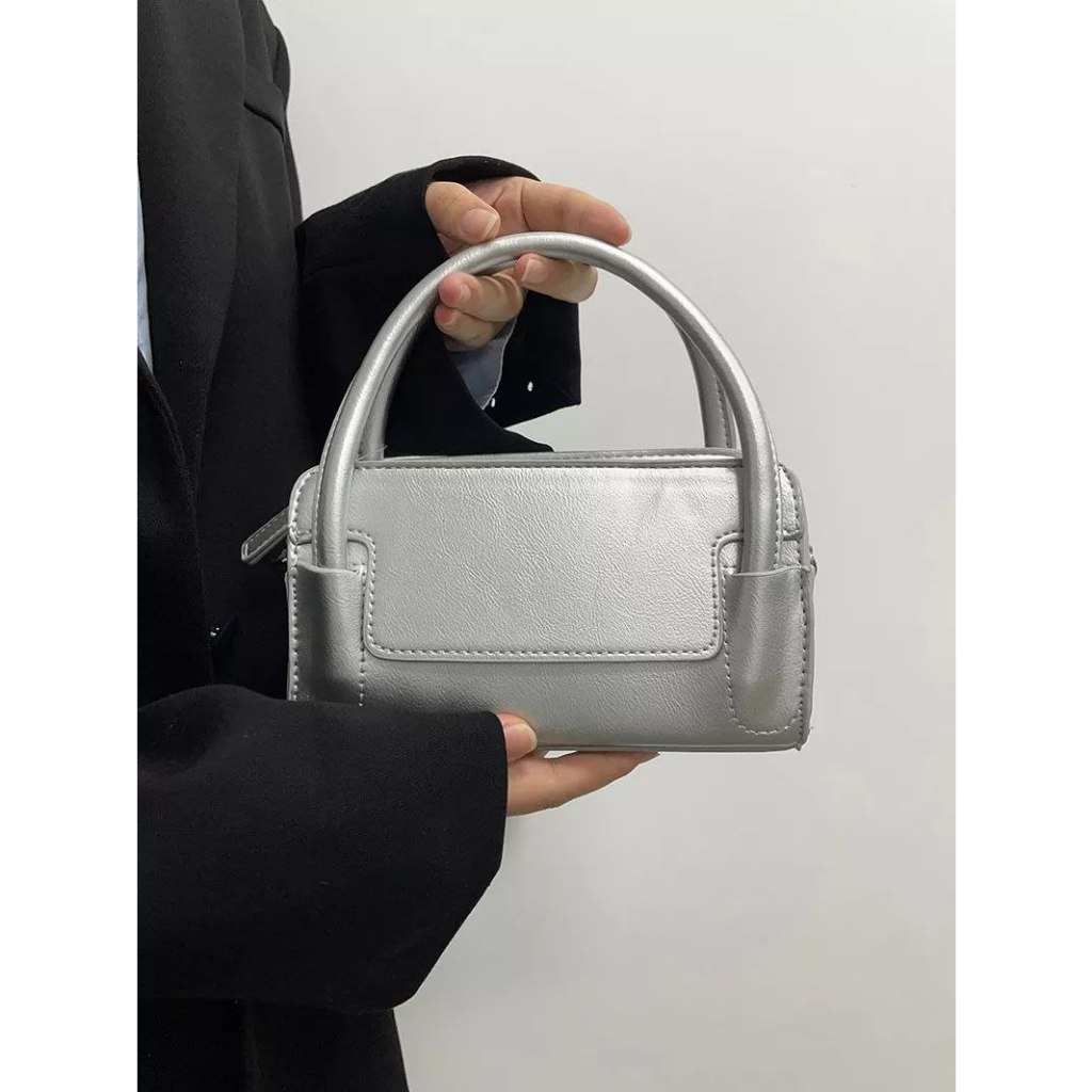 Túi xách nữ, túi đeo chéo thời trang công sở Hàn Quốc đeo chéo hot trend _ T68 BAG HAiI QUAI DÁNG HỘP CẦM TAYy