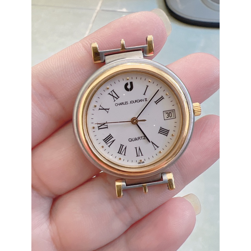 Mặt đồng hồ Thụy nữ hiệu  Charles jourdan 2 quartz