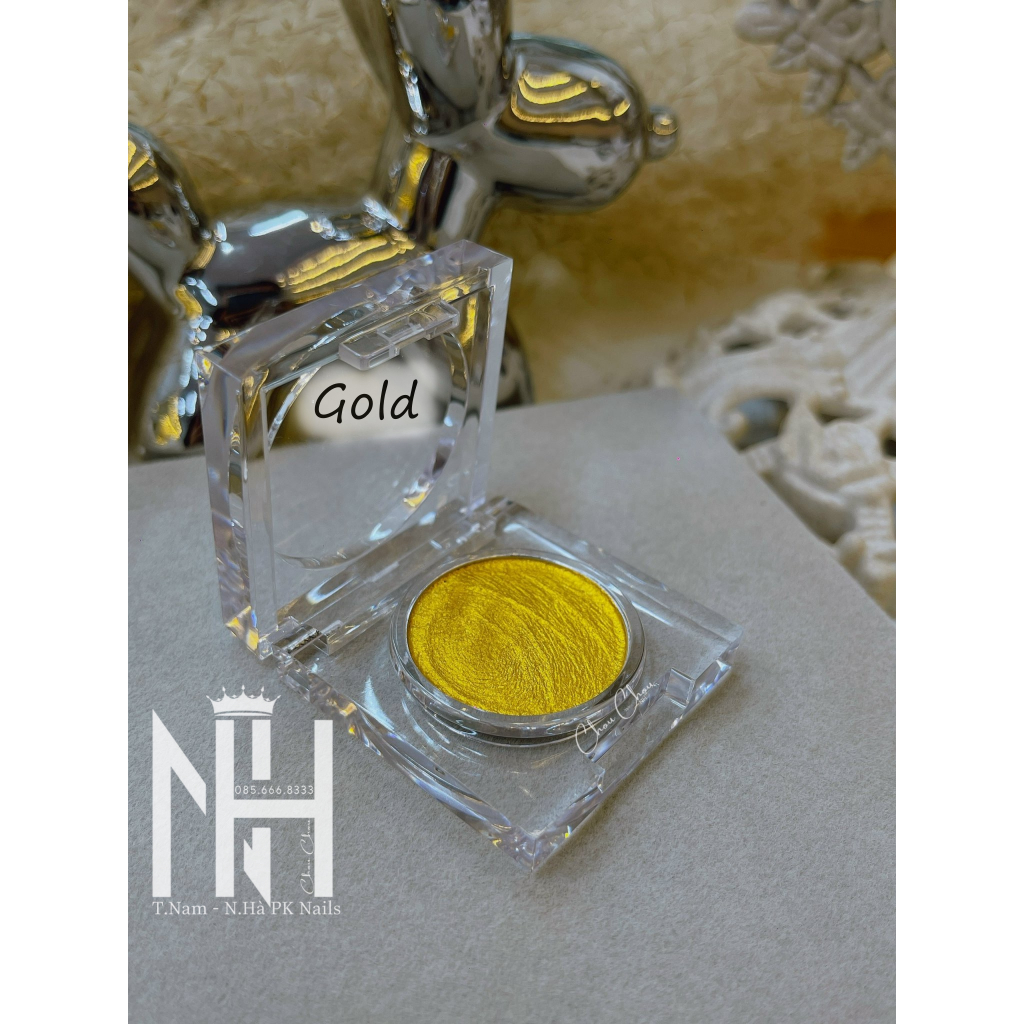 Màu nước vẽ vân đá nail hũ vuông dẹt , màu nước nén vẽ loang