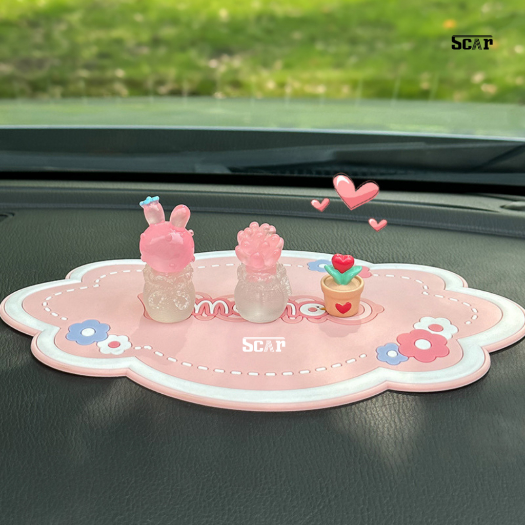 Mô hình cây sương rồng dạ quang mini trang trí taplo xe ô tô, bàn làm việc, văn phòng