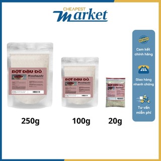 Bột đậu đỏ nguyên chất 100% tắm trắng da, tẩy tế bào chết